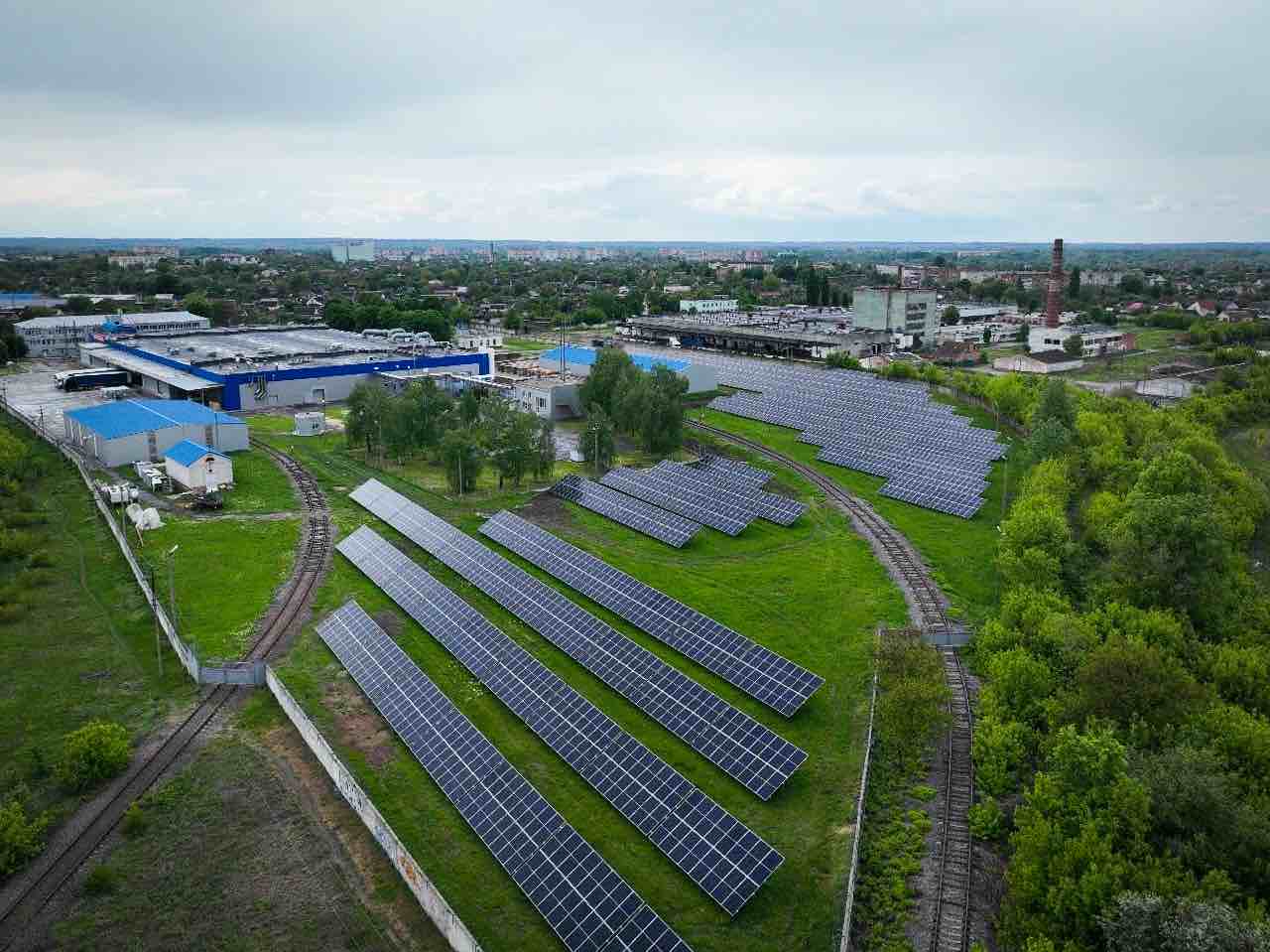 На Миргородському заводі мінвод запустили власну СЕС на 1,4 МВт