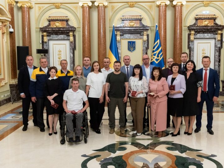 Президент відзначив державними нагородами працівників нафтогазової промисловості