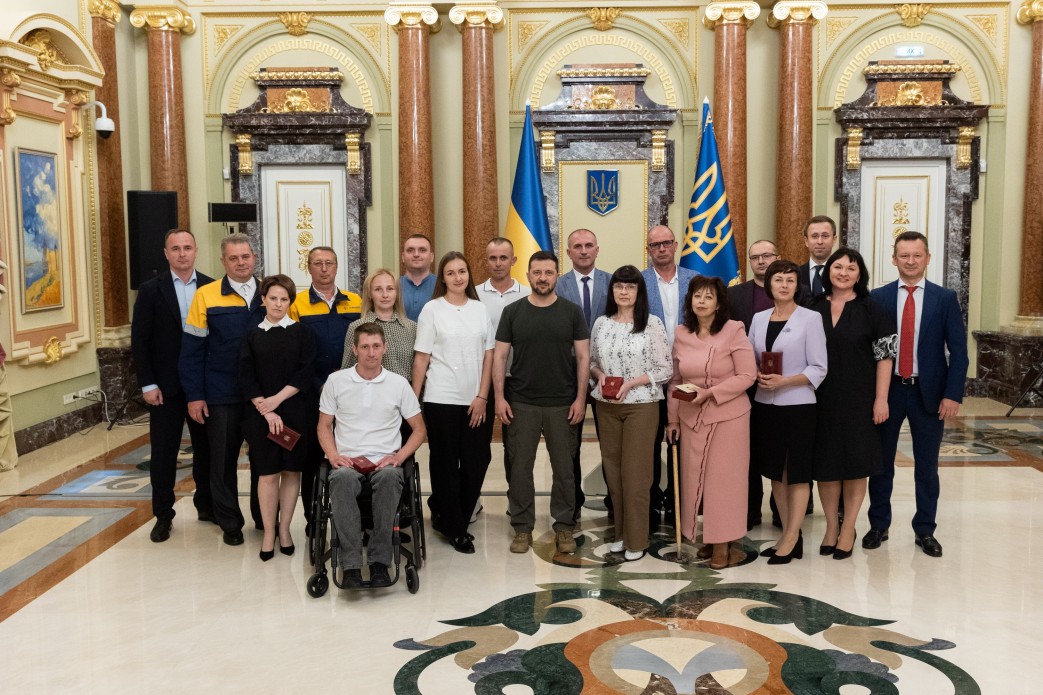 Президент відзначив державними нагородами працівників нафтогазової промисловості