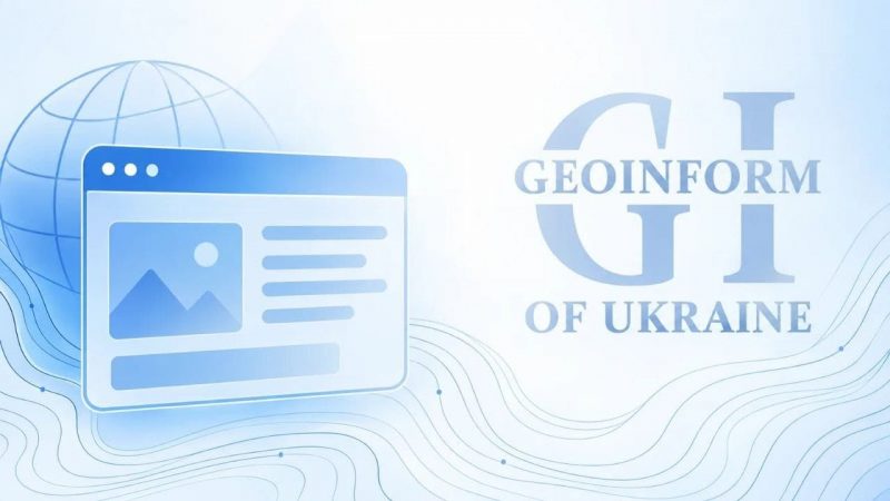 Геоінформ України оновлює офіційний вебсайт